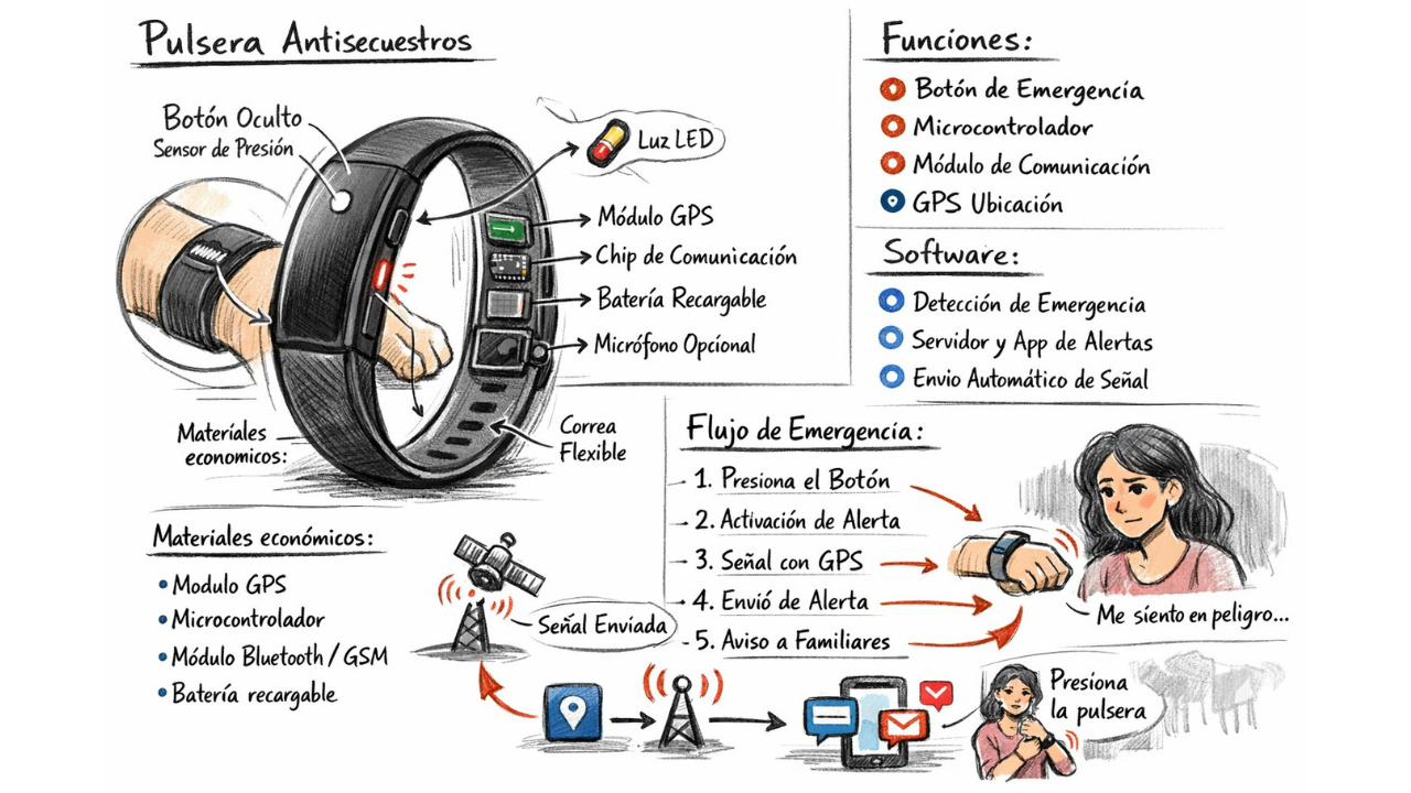 Team Secure - Pulsera Antisecuestros